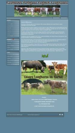 Vorschau der mobilen Webseite www.cvlonghorns.de, Castleview Longhorns