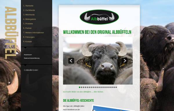 Vorschau von www.albbueffel.de, Albbüffel - Das Urviech auf der Schwäbischen Alb