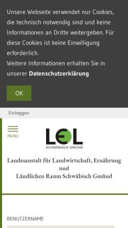 Vorschau der mobilen Webseite www.lel-bw.de, Wasserbüffel in der Landschaftspflege