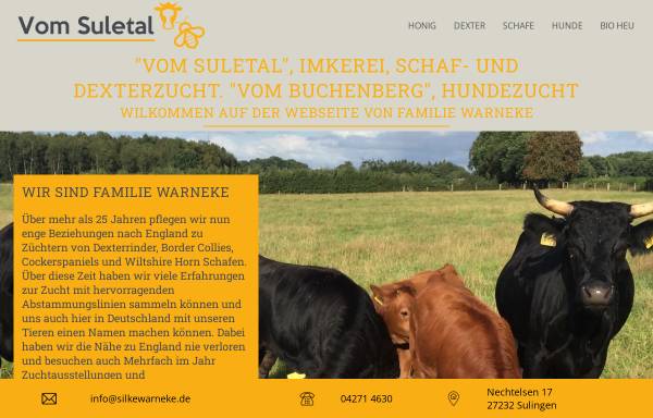 Vorschau von www.dextercattle.eu, Vom Suletal - Werner Warneke