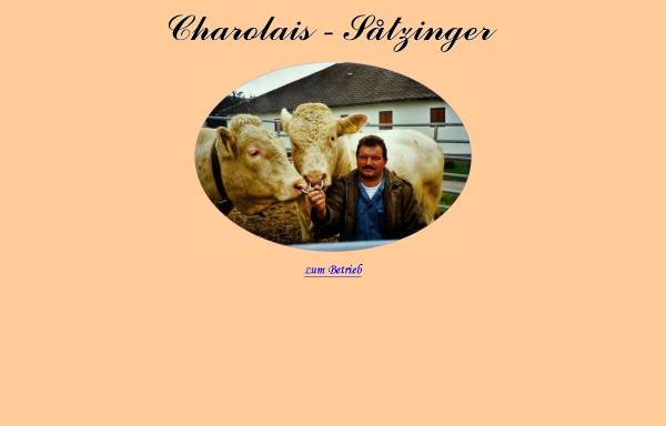 Vorschau von www.satzingers-charolais.at, Satzingers Charolais Zuchtbetrieb