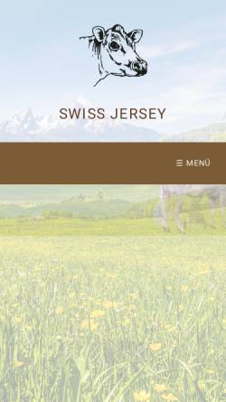 Vorschau der mobilen Webseite www.jersey.ch, Schweizerischer Jerseyzuchtverein