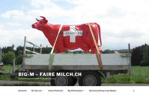 Vorschau von www.faire-milch.ch, Bäuerliche Interessengruppe für Marktkampf