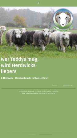 Vorschau der mobilen Webseite www.herdwick.de, Ho(o)pe-Farm - Ralf Reinhardt