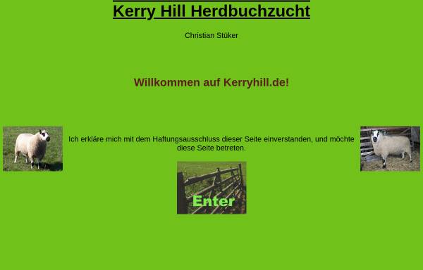 Kerry Hill Herdbuchzucht - Christian Stüker