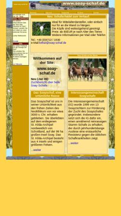 Vorschau der mobilen Webseite www.soay-schaf.de, Soay-Schaf.de, Wallenstein und Zuchtgemeinschaft Keßler/Kenzler