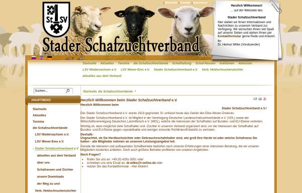 Vorschau von www.schafzucht-niedersachsen.de, Stader Schafzuchtverband e.V.
