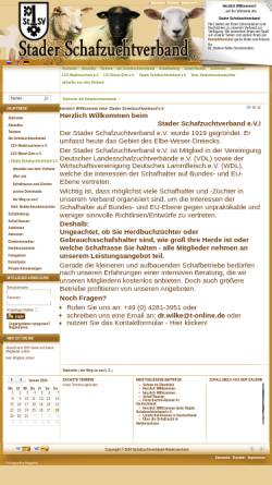 Vorschau der mobilen Webseite www.schafzucht-niedersachsen.de, Stader Schafzuchtverband e.V.