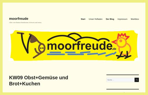 Vorschau von www.moorfreude.de, Moorfreude - Dagmar Diers