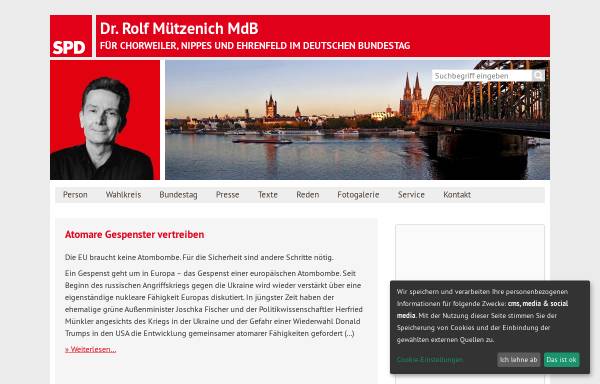 Mützenich, Dr. Rolf (MdB)