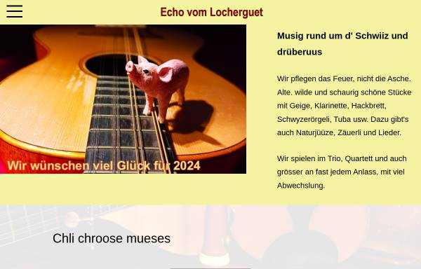 Vorschau von www.locherguet.ch, Echo vom Locherguet