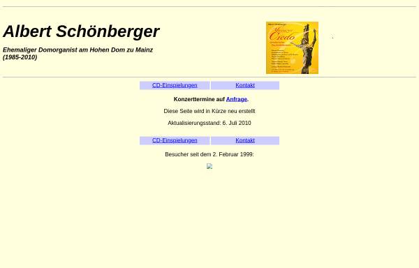 Vorschau von www.albertschoenberger.com, Schönberger, Albert