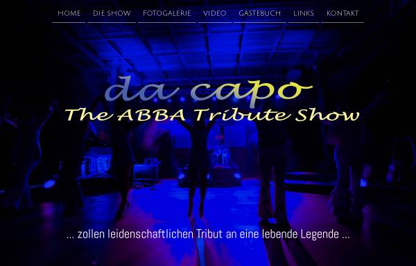 Vorschau von www.abbadacapo.de, ABBA da capo