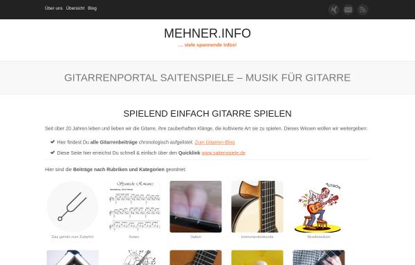 Vorschau von www.saitenspiele.de, Mehner, Ulrich Emanuel