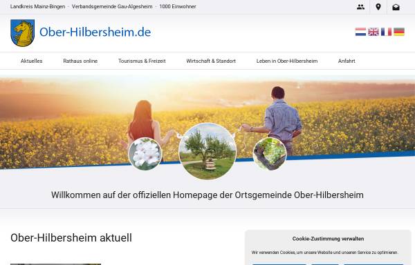 Vorschau von www.ober-hilbersheim.de, Ortsgemeinde Ober-Hilbersheim