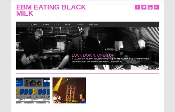Vorschau von www.eatingblackmilk.com, Eating Black Milk