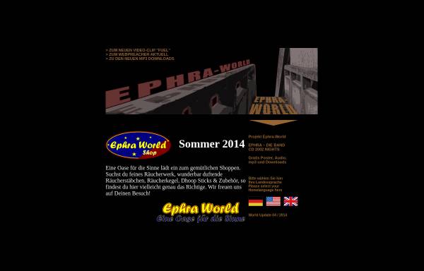 Vorschau von www.ephra-world.de, Ephra