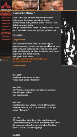 Vorschau der mobilen Webseite www.rockischemusik.de, Retro