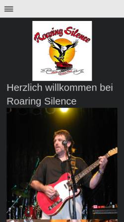 Vorschau der mobilen Webseite www.roaring-silence.de, Roaring Silence