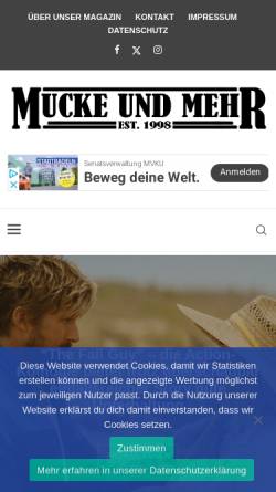 Vorschau der mobilen Webseite www.mucke-und-mehr.de, Casting Shadows