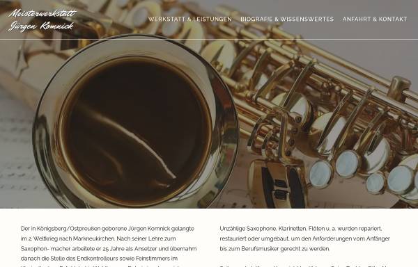 Vorschau von holzblas-online.de, Komnick Holzblasinstrumente
