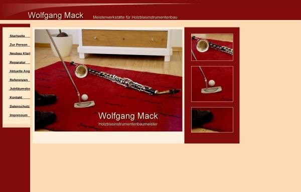 Vorschau von www.wolfgang-mack-klarinetten.de, Mack, Wolfgang