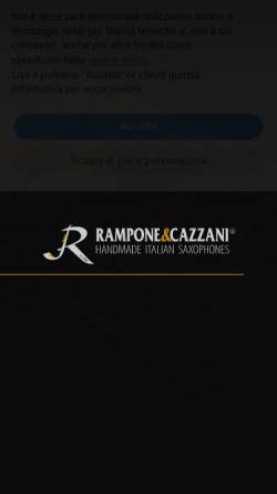 Vorschau der mobilen Webseite www.ramponecazzani.it, Rampone & Cazzani