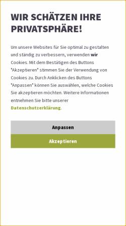 Vorschau der mobilen Webseite blattwerk-saxophonquartett.de, Blattwerk-Saxophonquartett