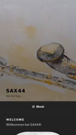 Vorschau der mobilen Webseite sax44.de, Sax44