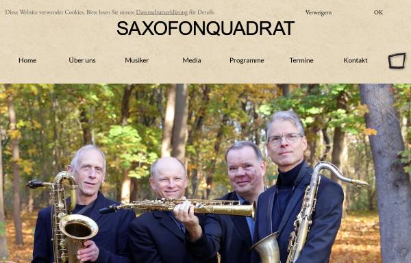 Vorschau von www.saxofonquadrat.de, Saxofonquadrat