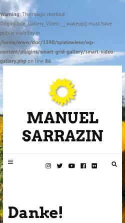 Vorschau der mobilen Webseite www.manuel-sarrazin.de, Sarrazin, Manuel (MdHB)