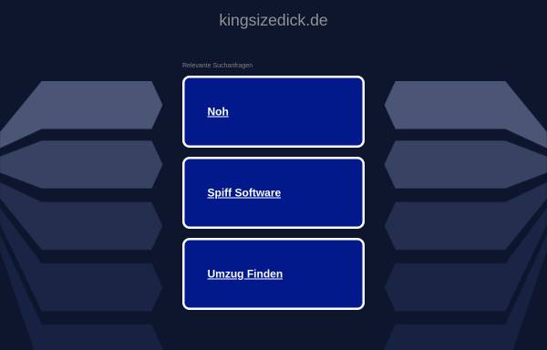 Vorschau von kingsizedick.de, King Size Dick