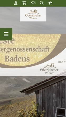 Vorschau der mobilen Webseite www.oberkircher-winzer.de, Oberkircher Winzergenossenschaft