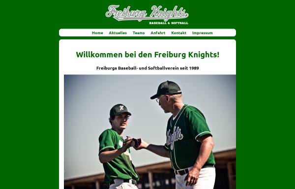 Vorschau von www.freiburg-knights.de, Freiburg Knights