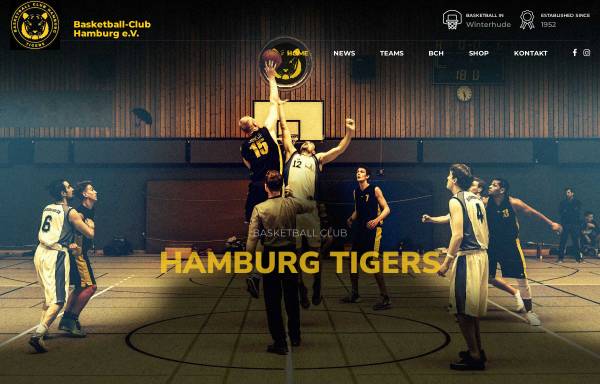Vorschau von hamburg-tigers.de, Basketball-Club Hamburg e.V. - Hamburg Tigers