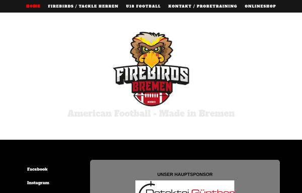 Vorschau von www.bremen-football.de, Bremen Firebirds