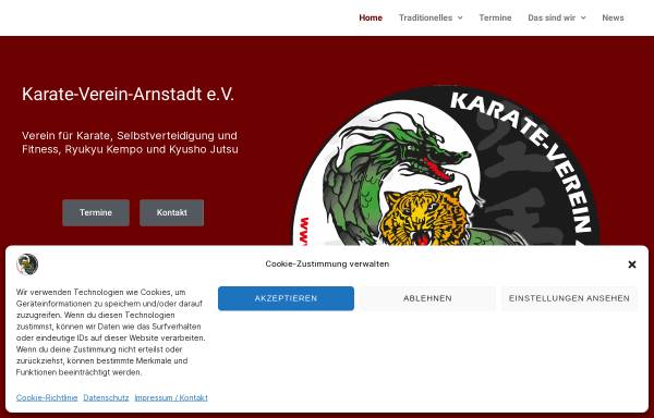 Vorschau von www.karate-arnstadt.de, Karate Verein Arnstadt e. V.