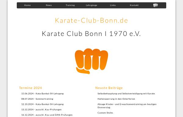 Vorschau von www.karate-club-bonn.de, Karate Club Bonn 1 1970 e.V.