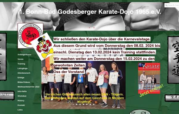 Vorschau von www.karate-dojo-bonn.de, Karate-Dojo Bonn