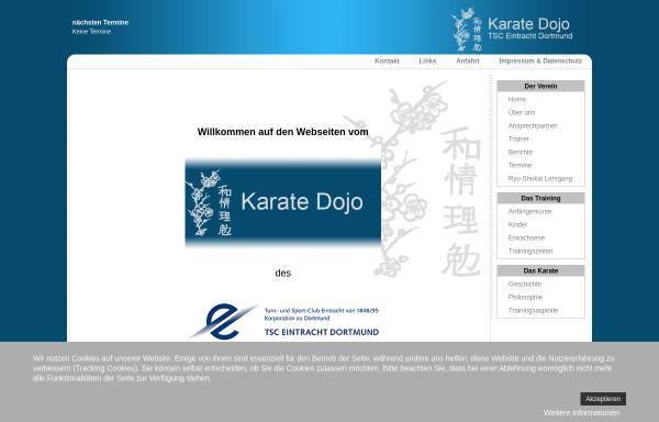 Vorschau von www.tsc-karate.de, Shotokan Karate beim TSC Eintracht Dortmund