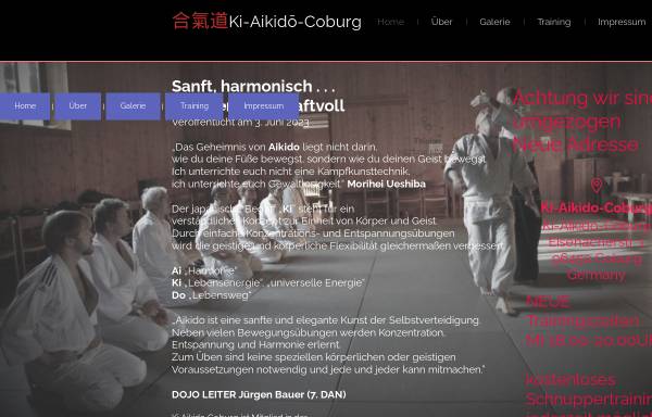 Vorschau von www.ki-aikido-coburg.de, Ki-Aikido Dojo Coburg