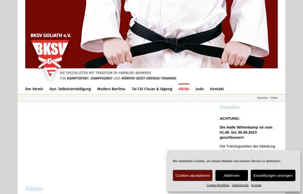 Vorschau von www.bksv.de, Aikido Hamburg Barmbek