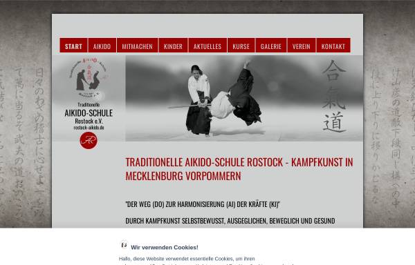Vorschau von rostock-aikido.de, Traditionelle AIKIDO-Schule Rostock e.V.
