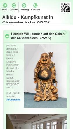 Vorschau der mobilen Webseite andreas-dietrich.net, Aikido an der TU Chemnitz