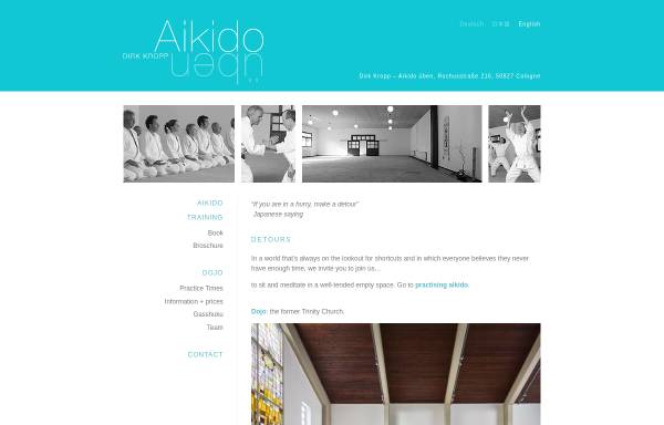 Vorschau von www.aikido-ueben.de, Dirk Kropp – Schule für Aikido, Köln