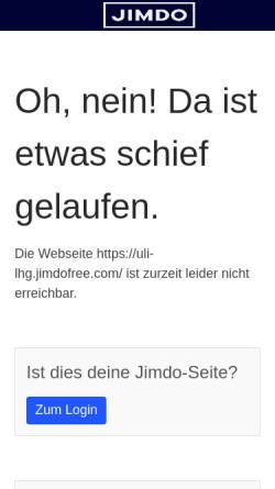 Vorschau der mobilen Webseite uli-lhg.jimdo.com, ULI-LHG - Unabhängigen Liberalen Initiative - die Liberale Hochschulgruppe Trier