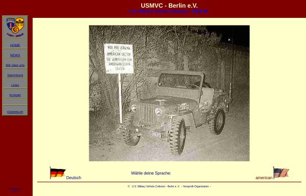 Vorschau von www.usmvc.de, U.S.Military Vehicle Collectors - Berlin