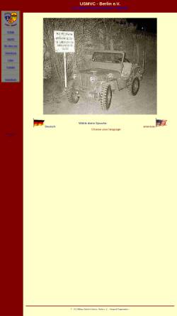 Vorschau der mobilen Webseite www.usmvc.de, U.S.Military Vehicle Collectors - Berlin