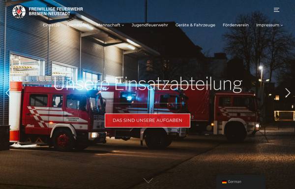 Vorschau von www.ffneustadt.de, Freiwillige Feuerwehr Bremen - Neustadt