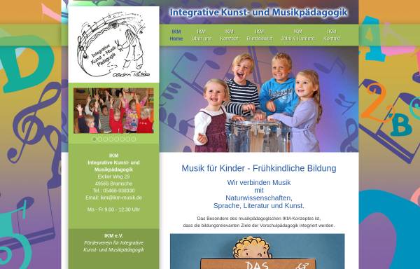 Vorschau von www.ikm-online.net, Integrative Kunst und Musikschule